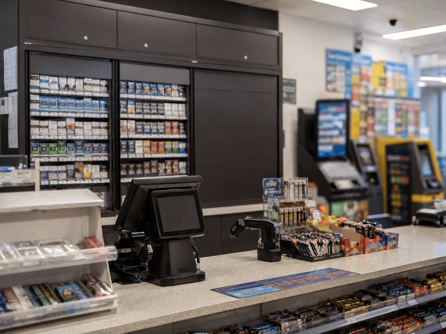 Convenience store counter and stocked shelves — convenience store insurance