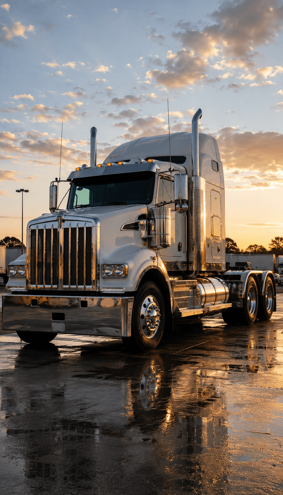 Australian prime mover in a depot yard — prime mover insurance